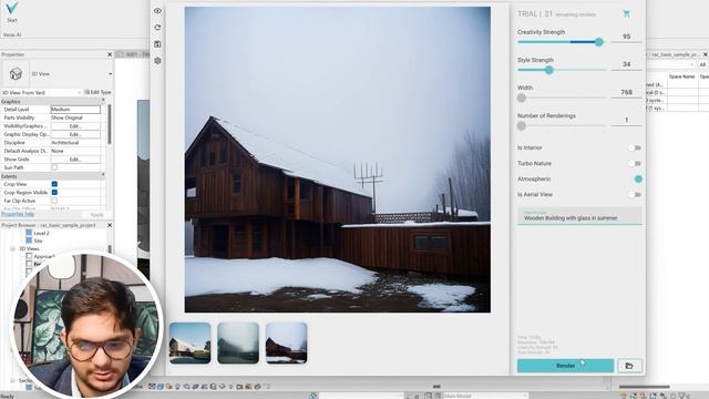 Rendering in 10 Second with AI in Revit | Introducing A.I in Designing смотреть онлайн