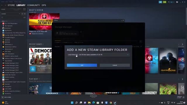 How to Add a New Steam Library on Another Drive смотреть онлайн