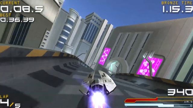 WipEout Pure Walkthrough | Part 19 | Phantom Time Trials смотреть онлайн