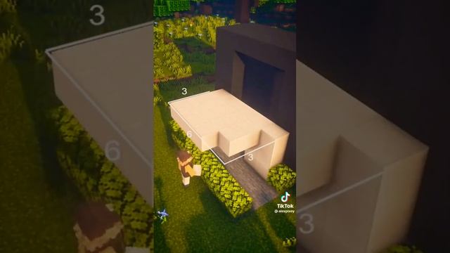 Как построить дом в современном стиле в майнкрафт. #minecraft #shorts #майнкрафт #строительство смотреть онлайн