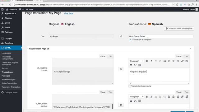 Easy Translation with Oxygen & WPML Integration - Beta смотреть онлайн