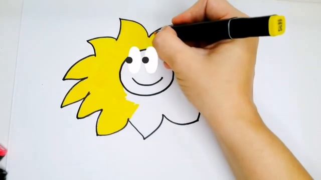 Как нарисовать солнышко. How to draw the sun смотреть онлайн