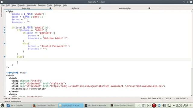 how to login form in php смотреть онлайн