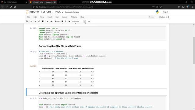 3D Clustering on iris dataset (TSF GRIP Task_2) смотреть онлайн