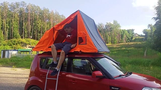 Автопалатка на крышу автомобиля Карлсон смотреть онлайн