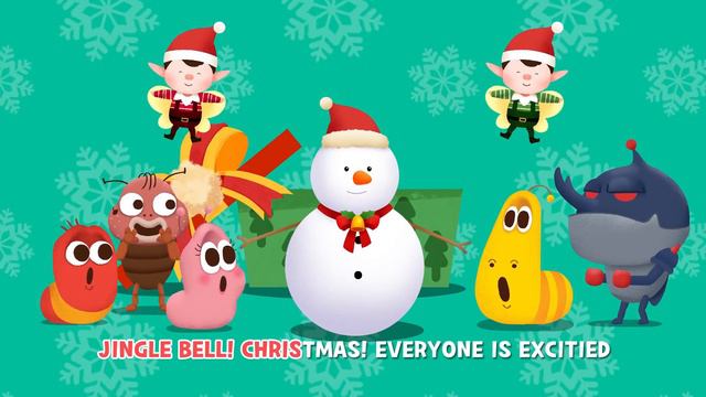 CHRISTMAS SONGS FOR KIDS | SING ALONG | KARAOKE | LARVA KIDS