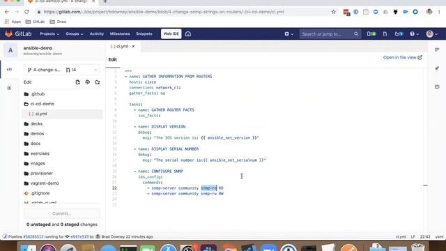 Using Ansible and GitLab for Infrastructure as Code смотреть онлайн