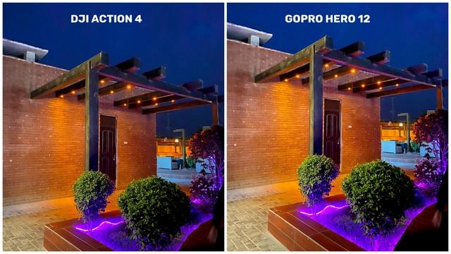 Gopro Hero 12 Black VS DJI Action 4 | Night Mode Camera Test смотреть онлайн