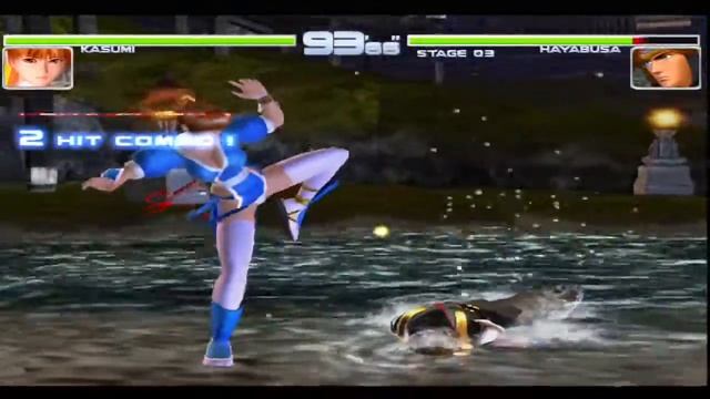 Classic PS2 Game Dead or Alive 2 Hardcore on PS3 in HD 720p смотреть онлайн