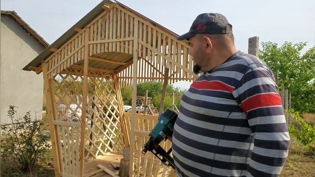 Беседка своими руками смотреть онлайн