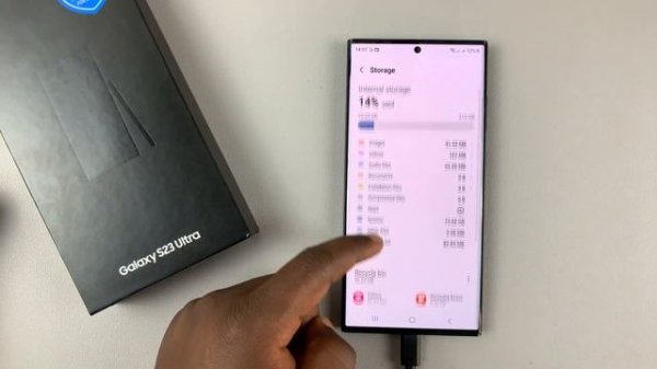 How To Check Storage Space On Samsung Galaxy S23 / S23+ / S23 Ultra (2 Methods)