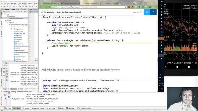 CryptoTA - 061 - Add cloud/push messaging - Android - Kotlin смотреть онлайн