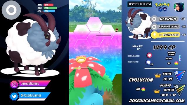¡DUBWOOL DEBUTA EN LIGA SUPER 1500! - POKÉMON GO PVP смотреть онлайн
