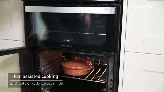 Hotpoint HUI612K Electric Cooker