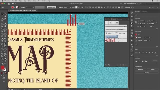 Make Your Own Illustrator Pattern Brushes and Brushes Using Images! смотреть онлайн