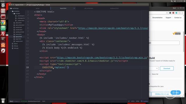 Python Flask From Scratch [Part 4] - Dashboard & Articles смотреть онлайн