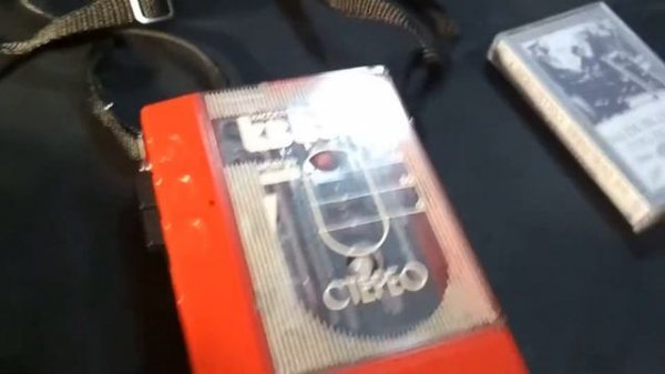 Soviet Cassette Player Kvazar P405C/Кассетный советский плеер Квазар П405С