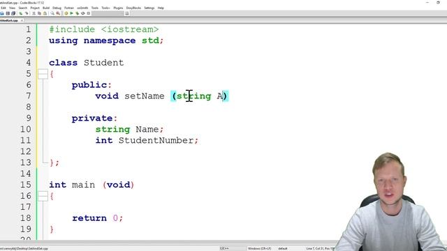 10. C++ Programming - Set And Get Function (C++ Class) смотреть онлайн