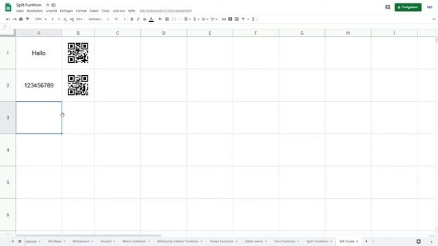 QR-Codes mit Google Sheets erstellen - Tutorial смотреть онлайн