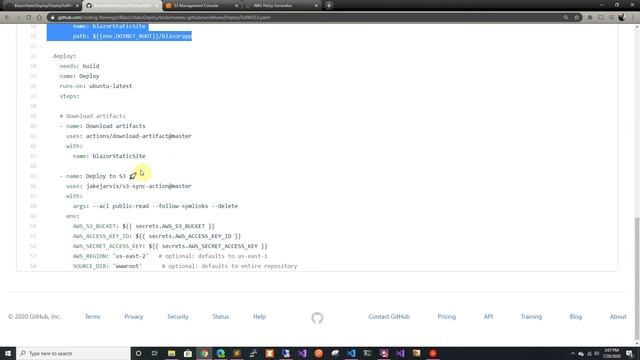 How to Deploy Static Site to AWS S3 Bucket from GitHub смотреть онлайн