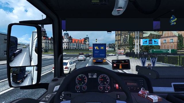 Euro truck simulator 2 1.30.TruckSim v 6.6.2.Kastoria-Tirana.MAN TGX Euro6 смотреть онлайн