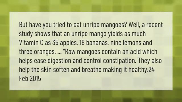 Should mangoes be refrigerated? смотреть онлайн