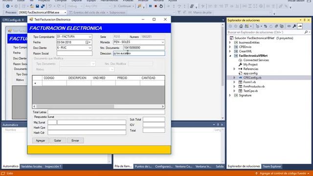 Facturación electrónica código fuente - VB.NET смотреть онлайн