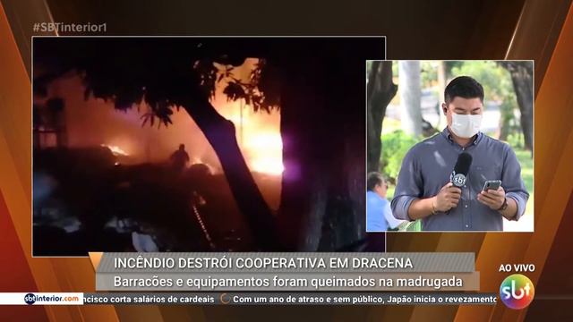 Incêndio destrói cooperativa em Dracena смотреть онлайн