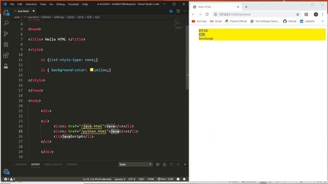 26 CSS Inline Block смотреть онлайн