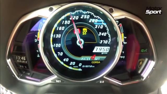 Lamborghini Huracan разгон до 280 км/ч