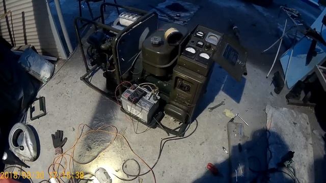 Военная Бензоэлектростанция АБ 4 -230-м1 смотреть онлайн