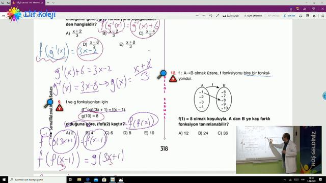 11.SINIF - MATEMATİK - FONKSİYON SORU ÇÖZÜMÜ - 3 смотреть онлайн
