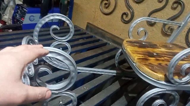 Сани для своей принцессы). Своими руками.Моё первое изделия из холодной ковки. смотреть онлайн