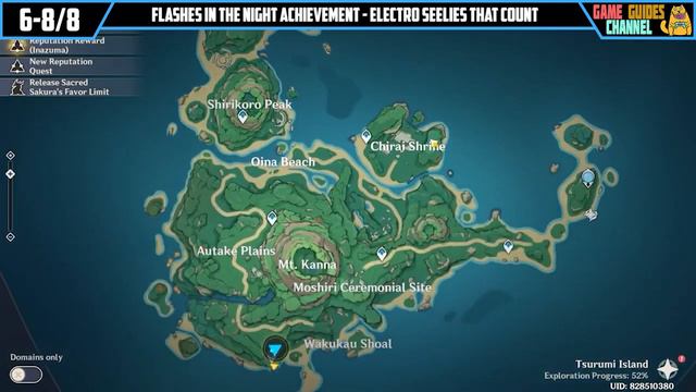 Follow 6 Electro Seelie on Tsurumi Island Genshin Impact (Flashes in The Night Achievement) смотреть онлайн