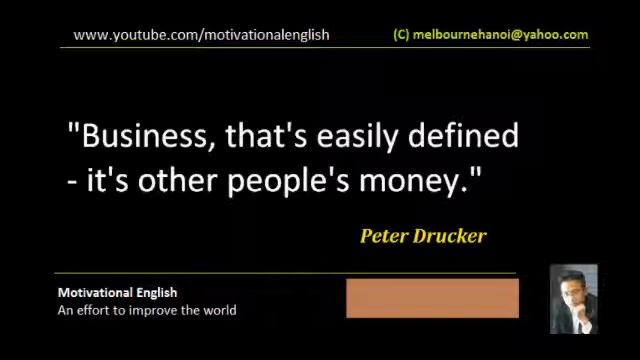 Business, that's easily defined it's other people's money смотреть онлайн