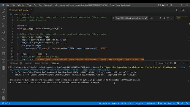 github copilot writes a script to convert PDF to JPG but not everything goes to plan смотреть онлайн