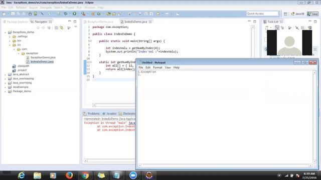 Java Exception handling Part 1 смотреть онлайн