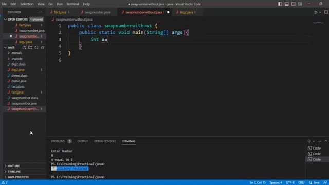 HOW TO SWAP TWO NUMBER WITHOUT USING THIRD VARIABLE | JAVA Example | Tamil Software смотреть онлайн