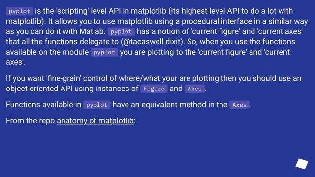Understanding Matplotlib: Plt, Figure, Ax(arr)?