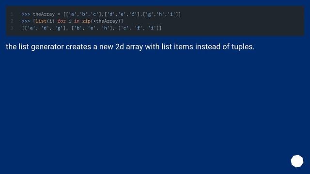 Matrix Transpose in Python смотреть онлайн