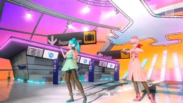 Hatsune Miku: Project DIVA Future Tone - [PV] "Tricolore Airline" (Romaji/English Subs) смотреть онлайн