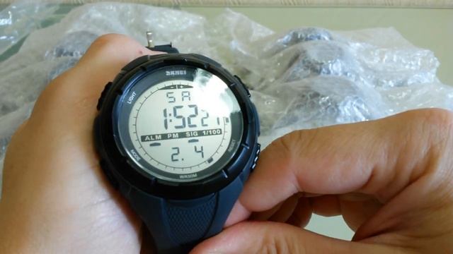 Часы SKMEI 1025. AliExpress. Китай. смотреть онлайн