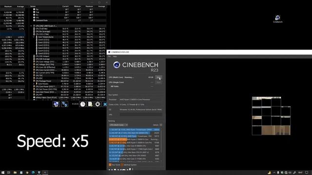 ID-COOLING SE-226-XT AMD Ryzen 5 5600x CINEBENCH R23 смотреть онлайн