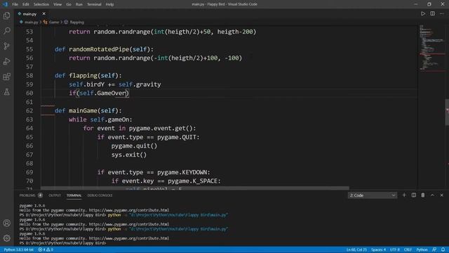 Learning pygame by making Flappy Bird смотреть онлайн