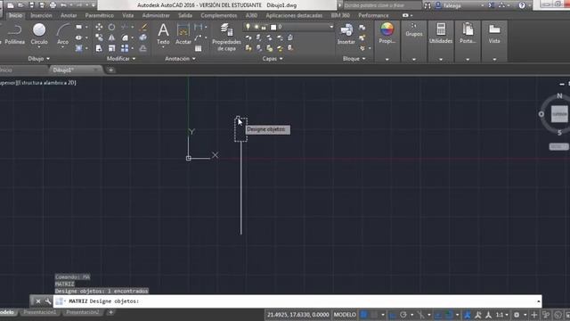 Matriz Polar en Autocad 2016 смотреть онлайн