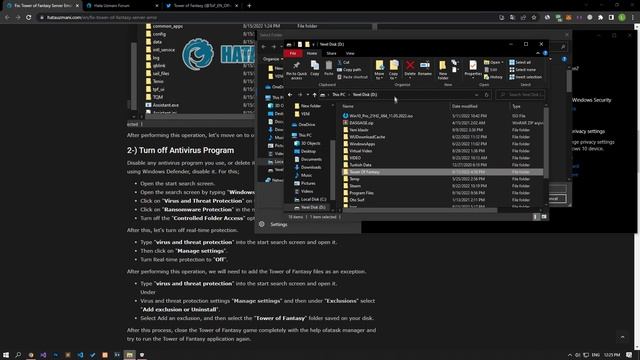 FIX: TOWER OF FANTASY SERVER ERROR смотреть онлайн