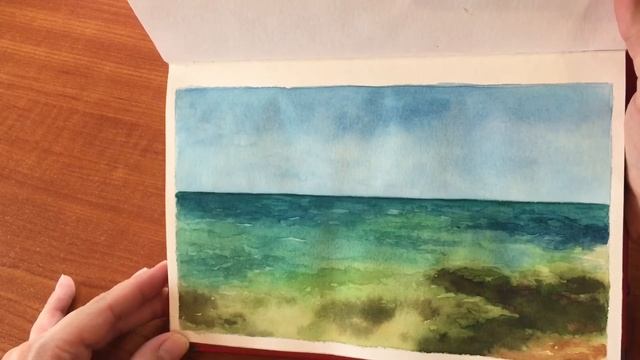•Обзор акварельного скетчбука #4•