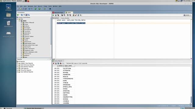 How to list all tables in an Oracle Database смотреть онлайн