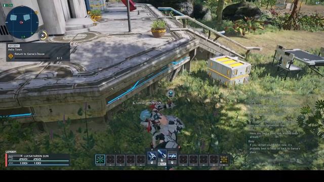 Phantasy Star Online 2 New Genesis Первый взгляд странноватая игра