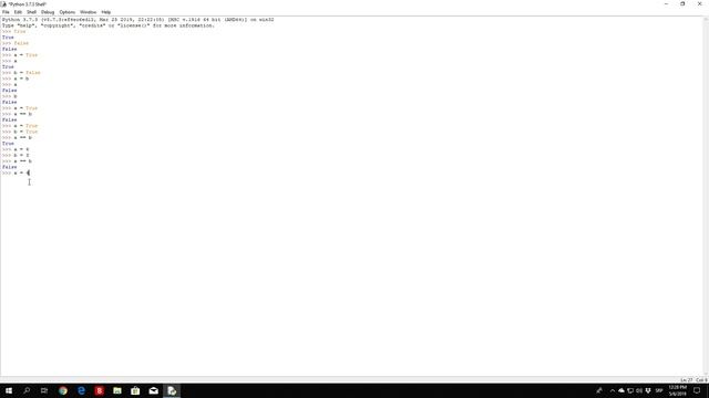 True or False in Python смотреть онлайн
